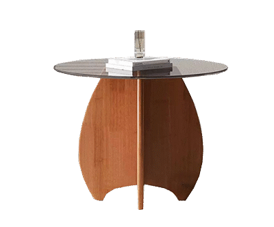 2 in 1 tampered glass center table