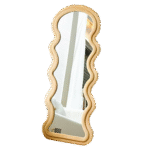 wave full-length mirror, European floor mirror, Korean style cream, ins-style dressing fitting mirror, special  Size 160x60cm