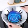 Gas Stove Windproof Shield Windproof Ring Stainless Steel Gas Picnic Cookers Outdoor Wind Deflectors Stove Windshield