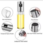 100ml High Quality Glass Multipurpose Mister Bottle Cooking Oil Glass, Spray Bottle with Small Funnel and Brush Accessories