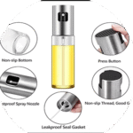 100ml High Quality Glass Multipurpose Mister Bottle Cooking Oil Glass, Spray Bottle with Small Funnel and Brush Accessories