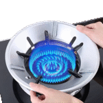 Gas Stove Windproof Shield Windproof Ring Stainless Steel Gas Picnic Cookers Outdoor Wind Deflectors Stove Windshield