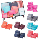 6pcs Set Travel Storage Bag Suitcase Packing set Portable Luggage Organizer